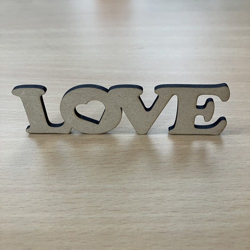Laser Cut Love Word 2.5mm MDF Cutouts, 10 x 3 cm, Pack of 10, Ready to Paint, Suitable for Craft and Gifting_54
